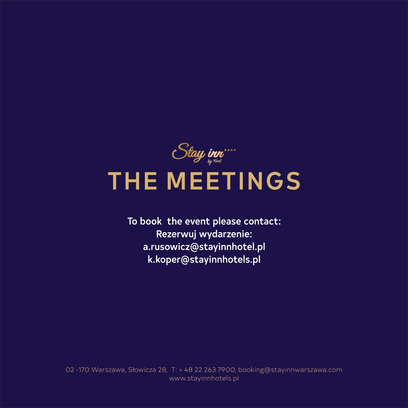 THE MEETINGS15